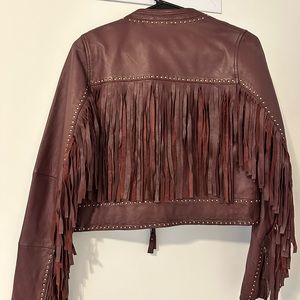 new leather jacket Karina Grimaldi